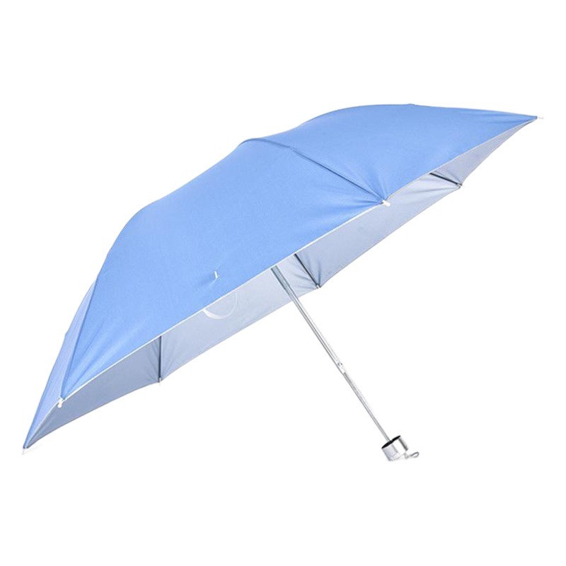 Umbrellas in Stock Wholesale Creative 70% off Reverse Pole Silver-Coated Umbrella Dual-Use for Sun and Rain Gift Umbrella Advertising Umbrella Can Be Customized with Logo