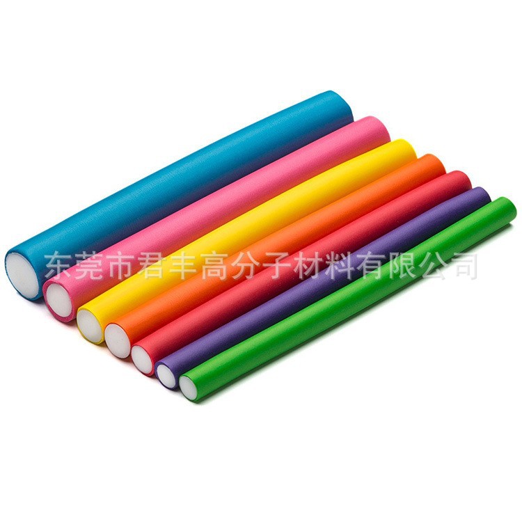 NBR橡塑管美发辅助工具热烫隔热棒海绵棒卷发条魔法卷发棒