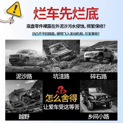 chassis guard, motor and battery undercarriage | Underbody protection plate/engine baffle