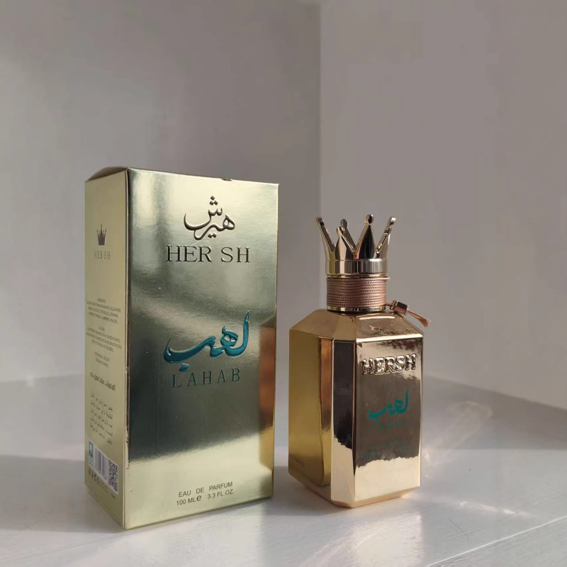 Cross-Border Hot-Selling Product Hersh Lahab Hersh Crown Perfume, Long-Lasting Fragrance from the Middle East, Dubai, Factory Direct Supply Wholesale