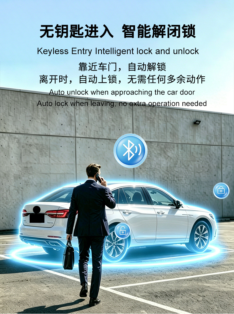 Suitable for Toyota Alphard Car Keys, Mobile Phone Control, Keyless Entry, Digital Key, Gps Positioning