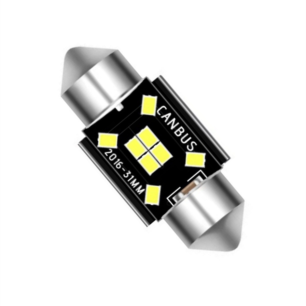 2016 8 luces de techo LED de automóvil 12 luces de resaltado decodificación de luz de lectura de lámpara de matrícula de luz de caja trasera