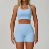 6116 Bra + 9300 Shorts - Sky Blue