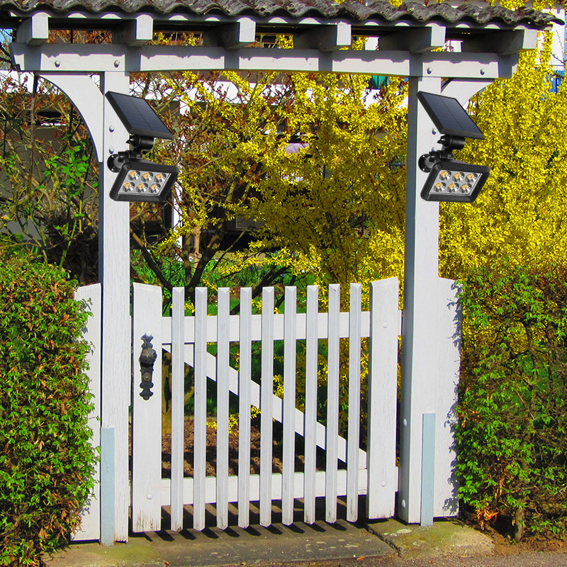 2021亚马逊 太阳能草坪灯射灯 户外防水花园景观灯 地插灯