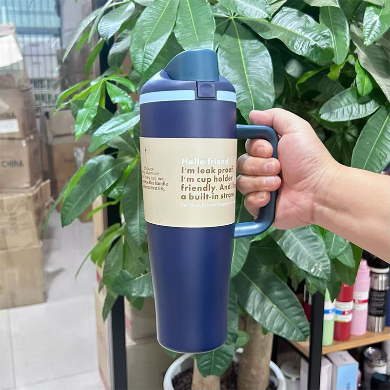 跨境owala30oz冰霸杯304不锈钢保温杯提手大容量汽车杯车载咖啡杯|undefined