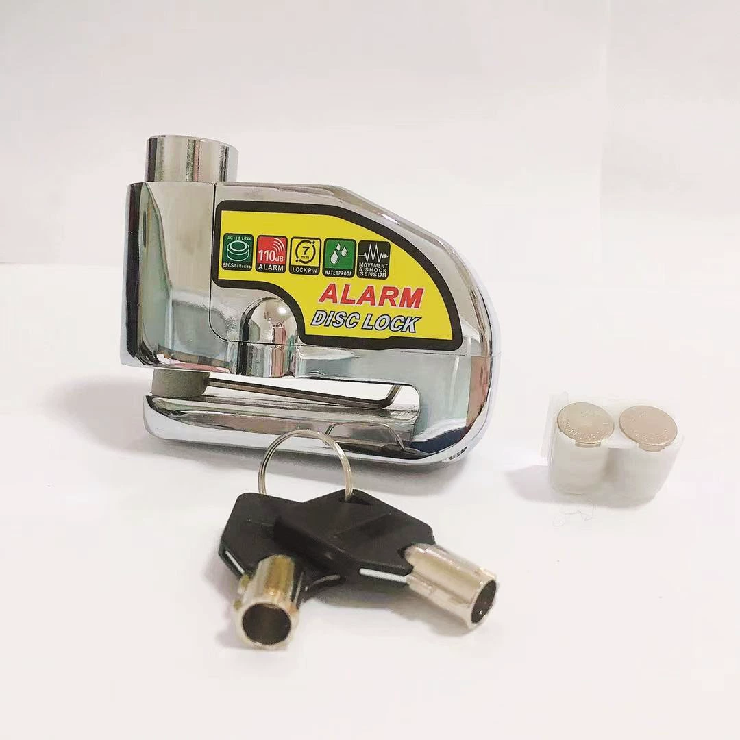 Фабрика прямые поставки мотоцикл велосипед электромобиль сигнализация замок дисковый тормоз замок Противоугонный замок трансграничная электронная коммерция