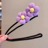 Children's hairgrip, hair accessory, flowered