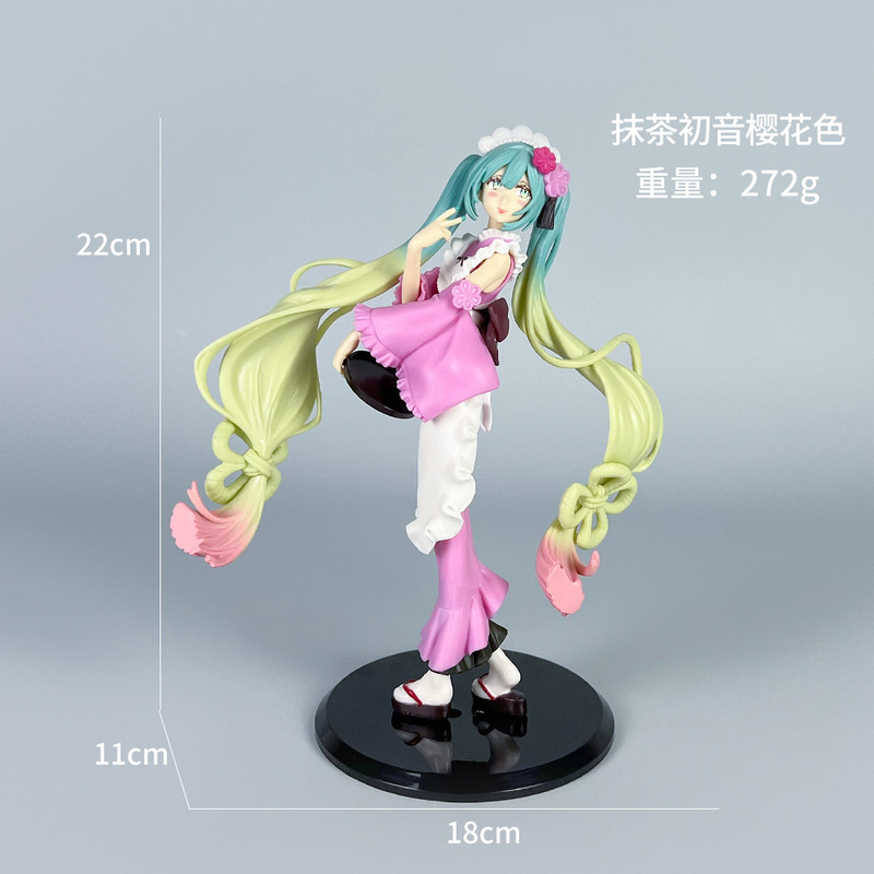 初音未来手办动漫水冰月美少女蕾姆花嫁穹妹二次元公仔模型摆件批|undefined