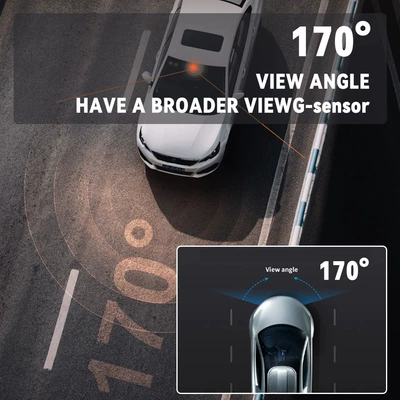 Driving recorder high-definition three-camera WIFI