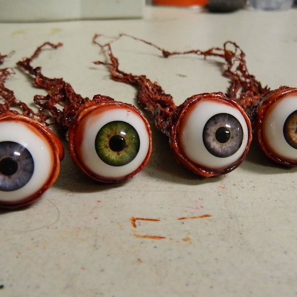 Halloween props realistic humans tear eyeball eyeball horror…