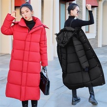 羽绒棉衣棉服女冬季韩版宽松超长款过膝棉袄2025新款大码加厚外套