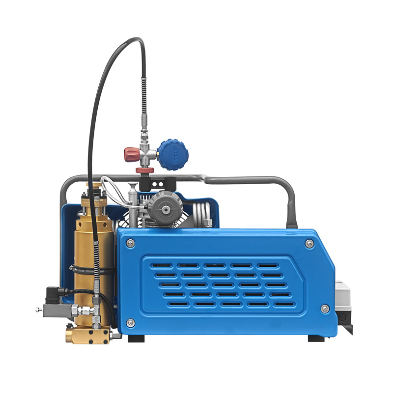 Breathing air filling pump 30MPa high-pressure air compressor with automatic start-stop function, 380V 50Hz