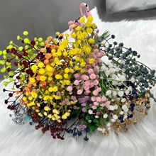 仿真满天星手感软胶批发仿真花假花绢花婚礼婚庆装饰道具家居摆件