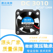 Դͷ����3010ɢ�ȷ��� Һѹ5V12V24V 3D��ӡ������ͶӰ��ֱ������