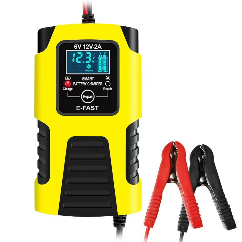 Зарядное устройство для мотоциклетных аккумуляторов 6В/12В, для скутеров, свинцово-кислотных аккумуляторов, с функцией восстановления, интеллектуальное