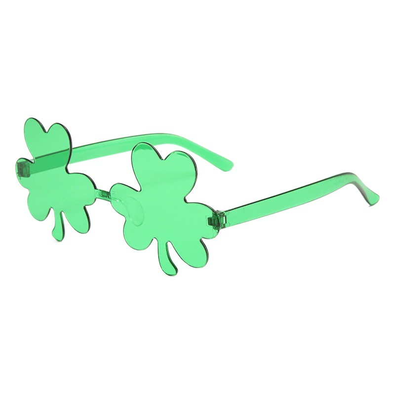 2023 Новый интернет-знаменитость Клевер в европейском и американском стиле Модные цельные бескаркасные красочные очки для вечеринки ярких цветов