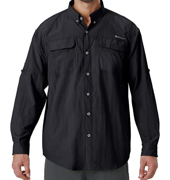 Donkey Andy men's UPF 50 + UV protection shirt, long sleeve fishing shirt, breathable and quick drying Donkey Andy men's UPF 50 + UV protection shirt, long sleeve fishing shirt, breathable and quick drying