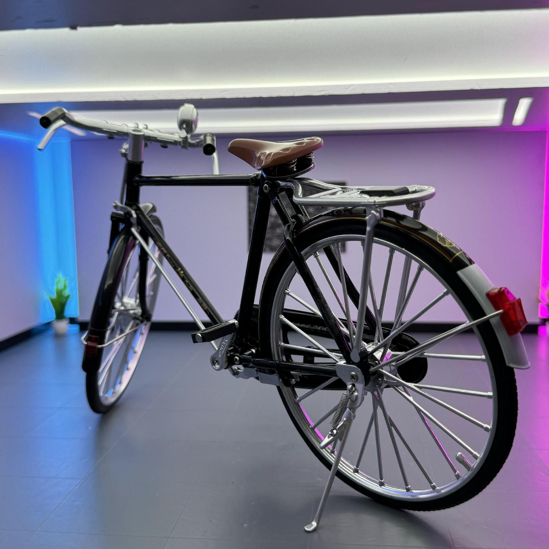 OK modelo de coche de aleación 1 a 6 retro 28 barras grandes bicicleta deslizante modelo de juguete decoración de una pieza al por mayor