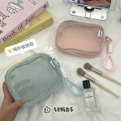 新しい高品質メッシュジッパーバッグイン化粧品収納袋旅行ポータブルトイレタリー化粧品袋