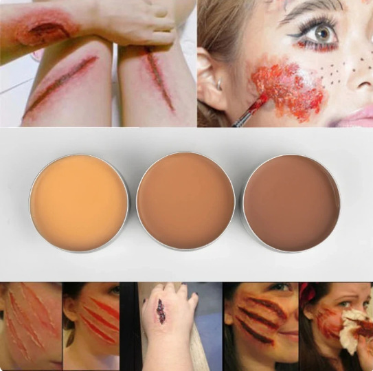 Special Effects Makeup Wound Skin Wax Halloween Fake Nose Stage Body Painting Fancy Fake Wax Body Face