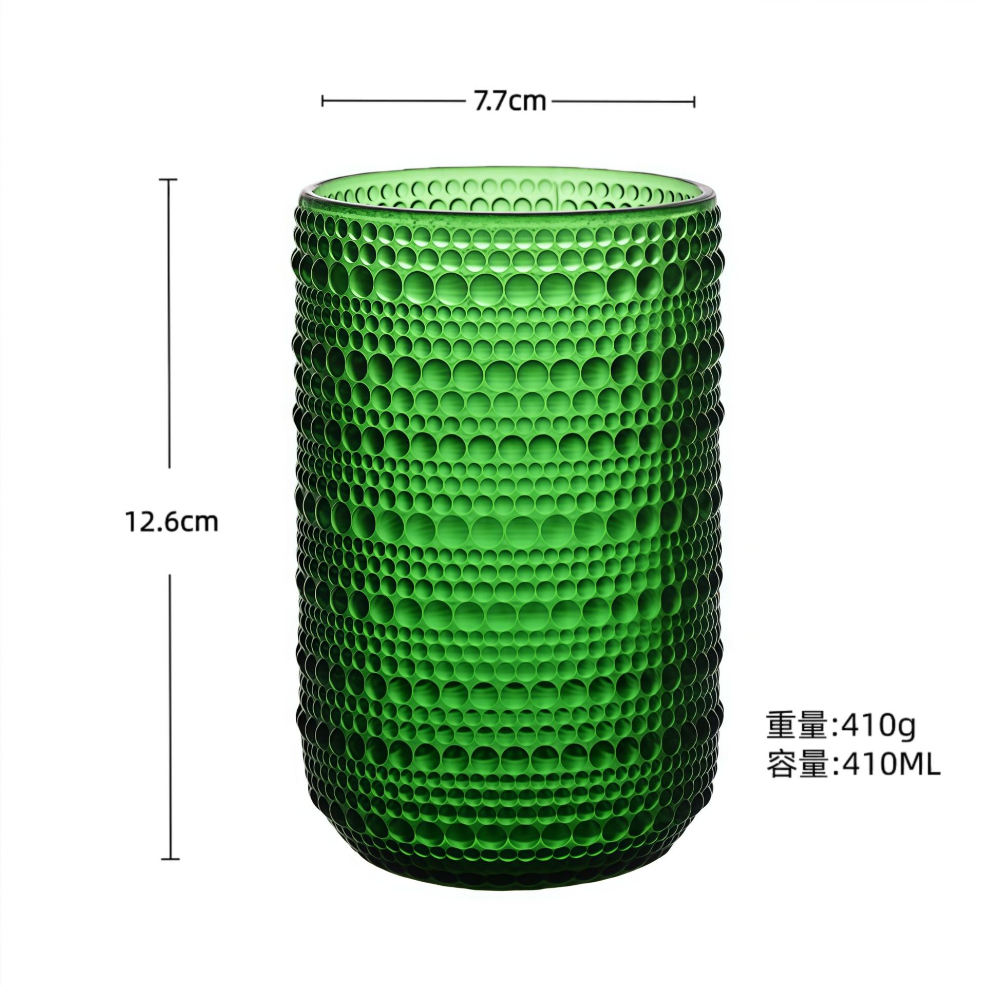 Estilo de puntos de cuentas verde oscuro (410ML)