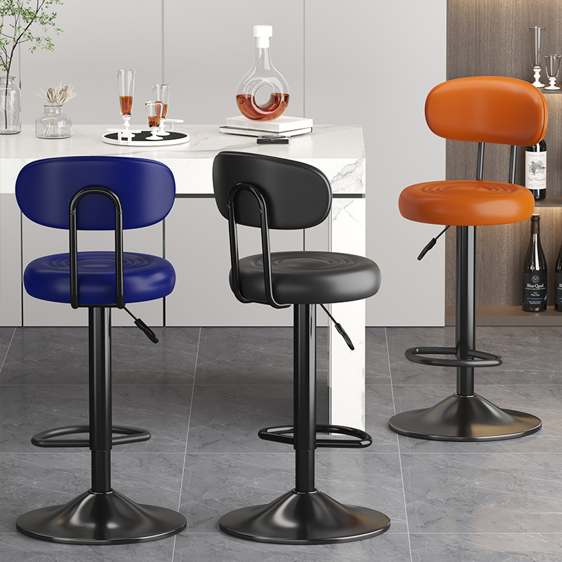 Bar Chair High Stool Modern Minimalist Bar Chair Commercial Cashier Front Desk Swivel Chair Bar Stool Home Lift Chair