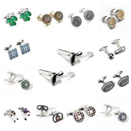 男士衬衫袖扣法式女士高端中东Cufflinks button服饰配件袖口袖钉