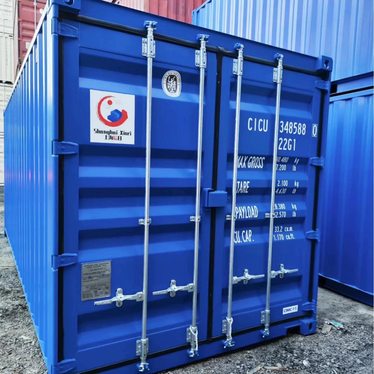 Jiaxing 6 м подержанный контейнер для продажи, морской контейнер, 25 тонн грузовой контейнер, экспортный ящик