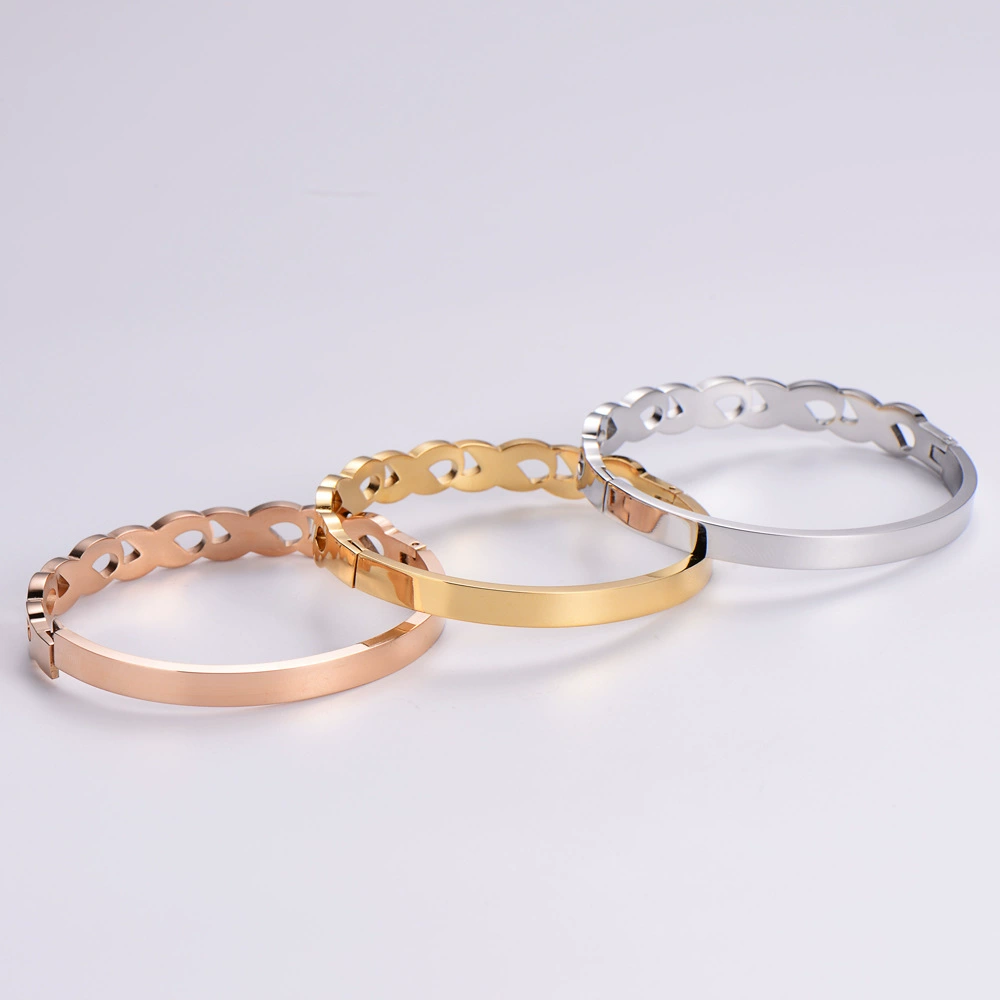AML Brand small design fashionable women's bracelet stainless steel, Korean style, does not fade, internet celebrity