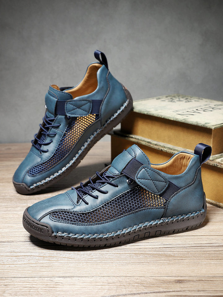 Giày thể thao lưới thoáng khí unisex form rộng phong cách năng động — 9889 màu kaki, 9889 màu trắng, 9889 màu xám, 9889 xanh da trời chi tiết 34