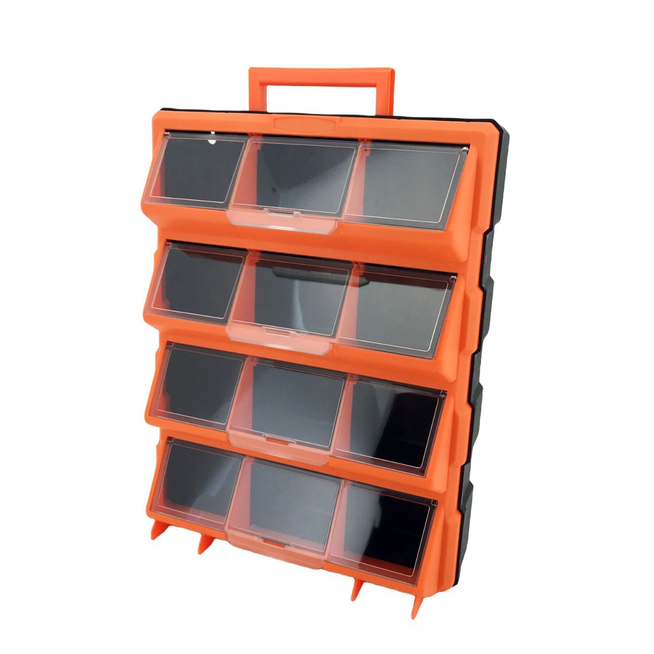 G-1504  12格抽屉式零件整理盒 塑料工具箱乐高分类盒塑料分格