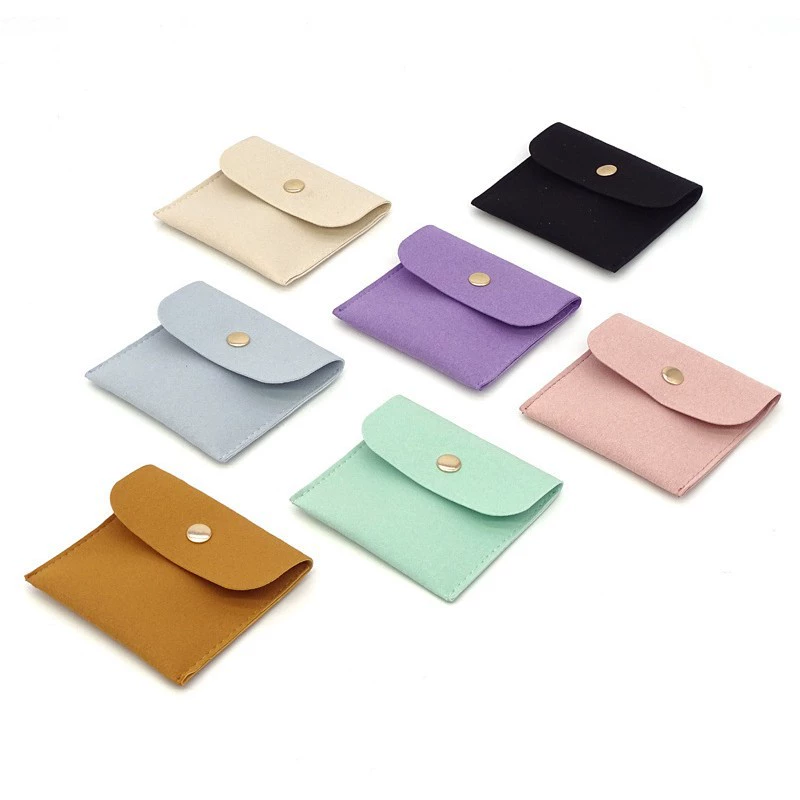 Mini Storage Pouch, 82 × 80 mm, Multi‑color Compact Cosmetic & Accessory Wallet