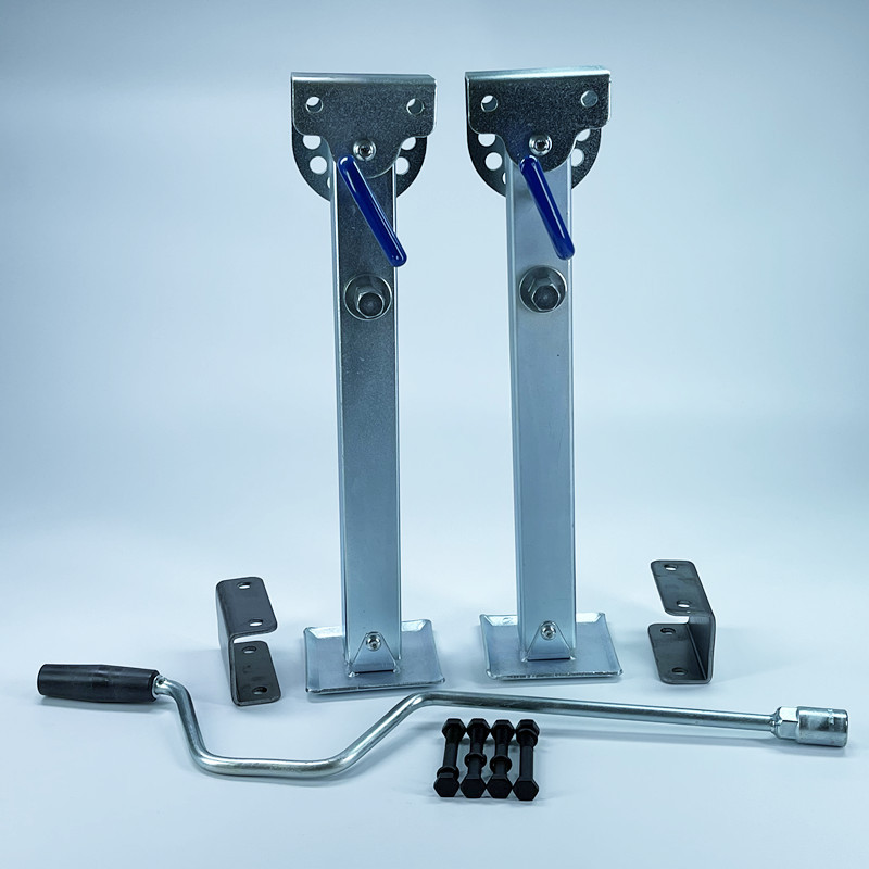 伸缩型房车改装大全支撑腿拖挂车支脚汽车支脚手摇拖车千斤顶