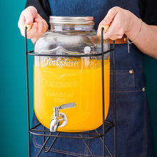 梅森罐玻璃罐酵素果汁罐饮料壶带龙头密封罐泡酒瓶酿酒可乐桶容器