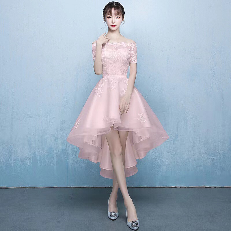 Toast dress wedding short evening dress 2020 new summer host dress banquet party dress sexy women