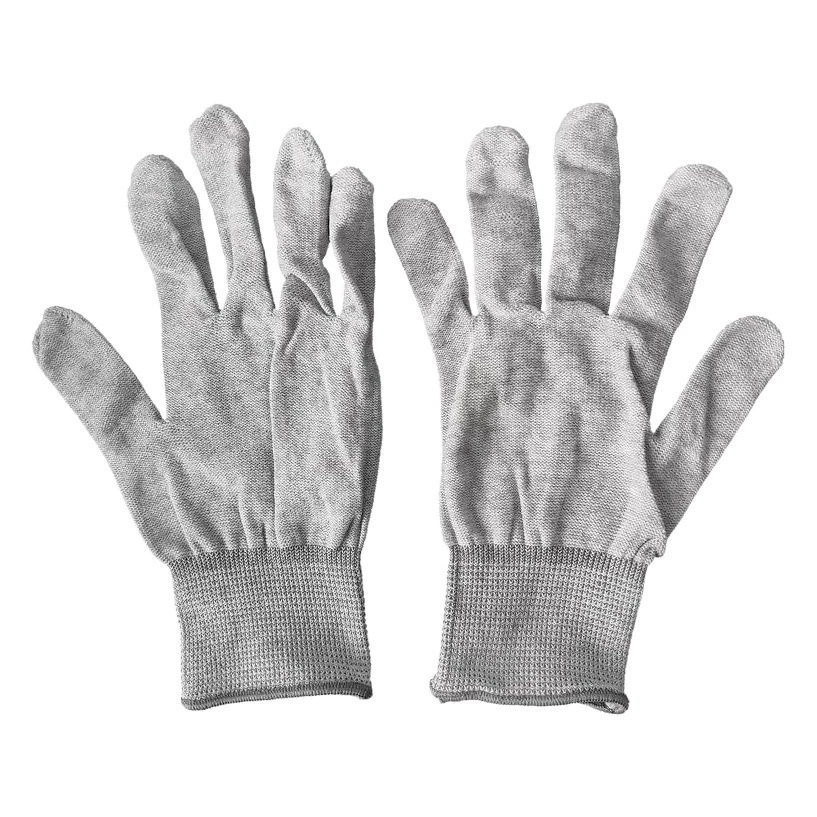 Углеродного волокна перчатки двухсторонние трикотажные нейлон анти-статическое защиты рук перчатки пыль-Бесплатная охраны труда перчатки оптом