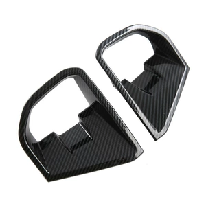 Suitable for Ford 23 Everest Rear Fog Lamp Cover Everest Body Decoration Cover Black Carbon Fiber Pattern