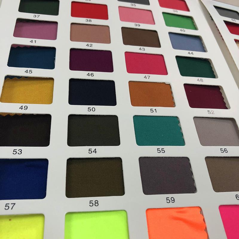 现货180克100d牛奶丝拉架四面弹力汗布 涤氨四面弹泳装 运动T恤布