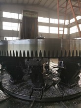 新疆地區活性炭轉爐大齒輪，活性炭回轉窯輪帶托輪定制廠家