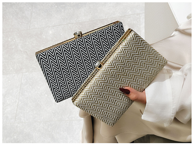 Evening Bag Bags Type Arylic Waves Solid Color Square Evening Bags