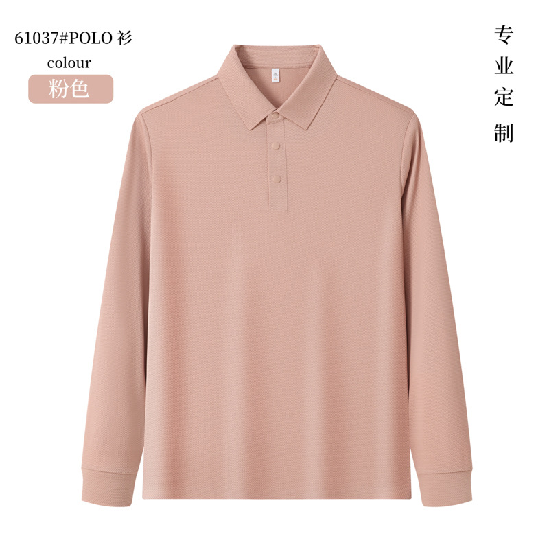 Camisas deportivas de golf de mangas largas transfronterizas camiseta de solapa sin marcas camiseta de polo de hombre lujosa personalización de alto nivel