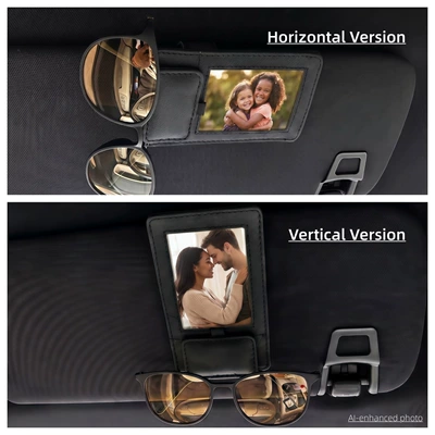Cross-Border Car-Mounted Glasses Clip: Sun visor rearview mirror