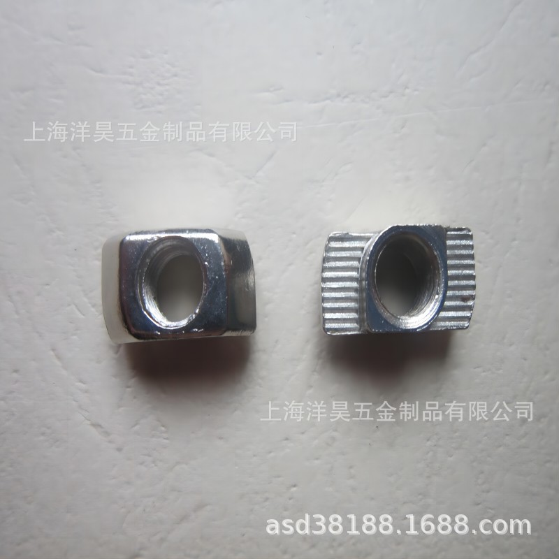 供应欧标t型螺母 船型螺母 锤头型螺母 铝型材专用螺母 T形螺母块