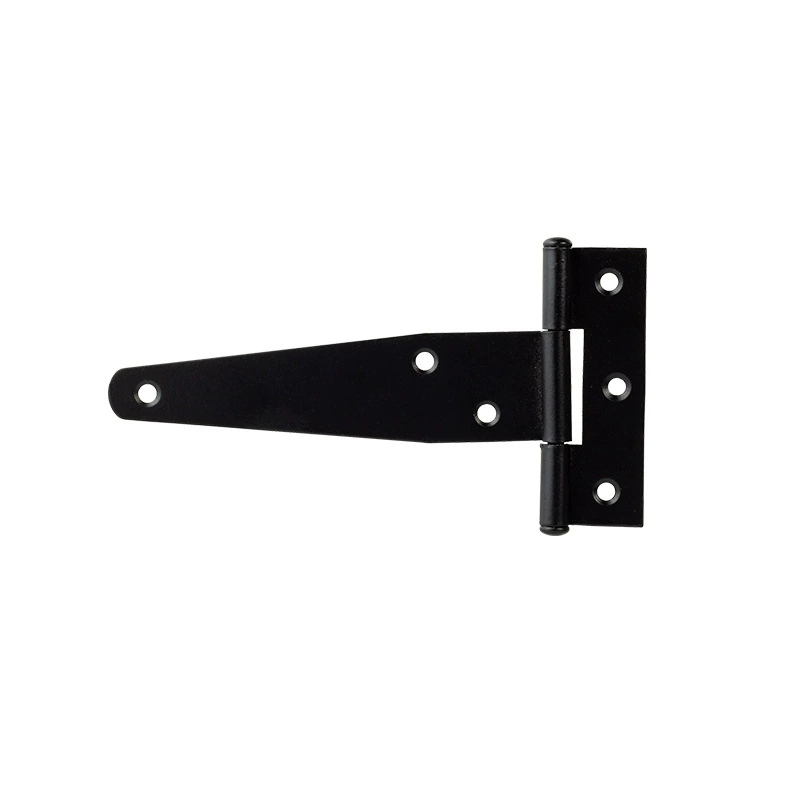 Cross-mirror T-shaped hinge, triangular hinge with groove shaft bearing door and window hardware black finish hardware accessory
