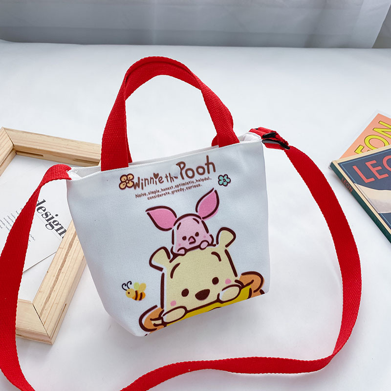 Bolsos para niños al por mayor Bolsos de hombro de moda coreana para niños Bolsos de mensajero para niños de lona de dibujos animados Bolsos de mano