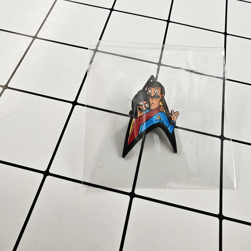 BobTina Star Trek Mix-and-Match Brooch Vulcan Gesture Enamel Badge Anime Merchandise Backpack Pin