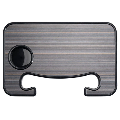 Car steering wheel-mounted small Car table board - material-upgrade-heavy-duty-reinforced-steering-wheel-table-with-wood-grain-brown-finish