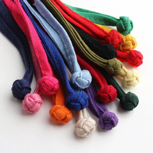 棉麻一字盘扣扣子手工中式唐装旗袍扣汉服民族风红色纽扣辅料批发