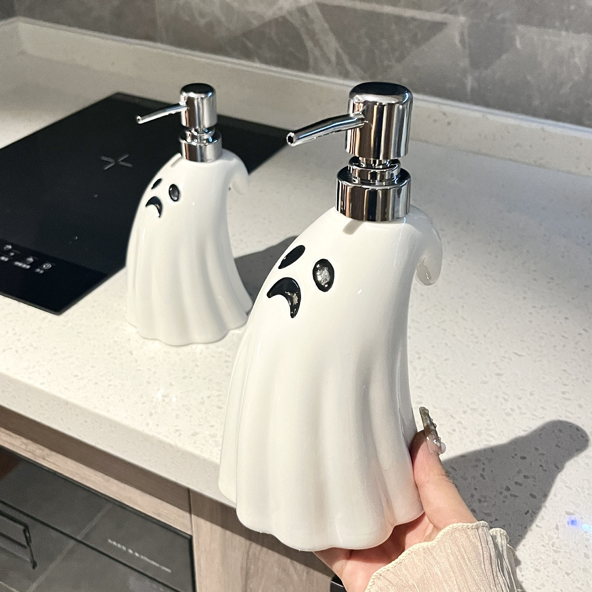 Inodoro creativo desinfectante de manos botella de loción botella de baño botella de prensa de gran capacidad Hotel Casa