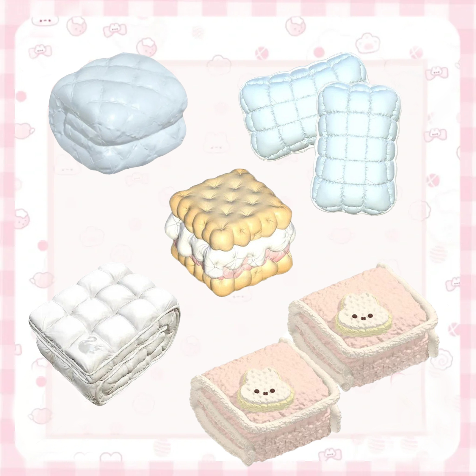 Soft winter pillow with down